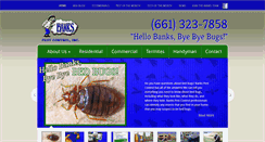 Desktop Screenshot of bankspest.com